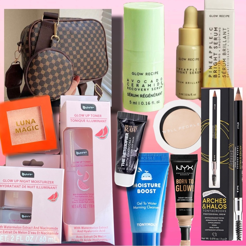 HUGE MAKEUP BUNDLE (GLOWRECIPE+MORE)